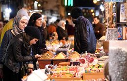 Không khí Giáng sinh trở lại Damascus, Syria sau nhiều năm xung đột