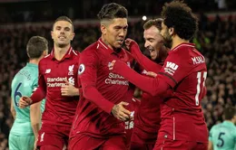 Bảng xếp hạng Ngoại hạng Anh cuối cùng năm 2018: Liverpool nới rộng cách biệt, Man City trở lại