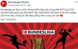 Bundesliga chúc mừng thành công của Đội tuyển Việt Nam