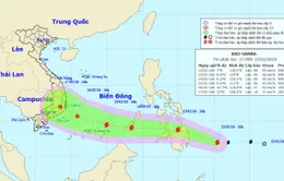 Bão Sanba khả năng sẽ đi vào Biển Đông ngày 30 Tết