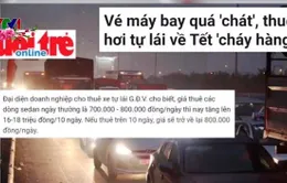 Dịch vụ thuê xe ô tô tự lái dịp Tết Nguyên đán khan hàng