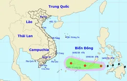 Bão Sanba đã suy yếu thành áp thấp nhiệt đới