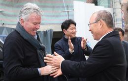 HLV Park Hang Seo hội ngộ HLV Guus Hiddink tại Hàn Quốc