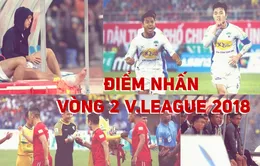 Điểm nhấn vòng 2 V.League 2018: Giọt nước mắt của Tuấn Anh trong ngày Lạch Tray không pháo sáng