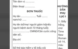 Bộ Y tế thông tin về việc đưa số chứng minh nhân dân vào đơn thuốc ngoại trú