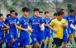 ẢNH: ĐTQG Việt Nam tập luyện trước trận gặp Jordan