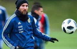 Messi lập siêu phẩm solo trên sân tập của ĐT Argentina trước 2 cuộc đại chiến