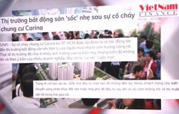 Thị trường BĐS "sốc" nhẹ sau vụ cháy chung cư Carina Plaza