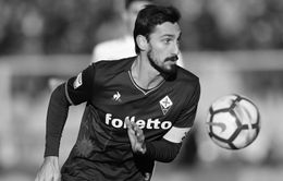 Làng bóng đá thế giới thương tiếc trước sự ra đi đột ngột của Davide Astori