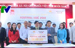 Lễ ký kết tài trợ nhà vận chuyển chính cho Festival Huế lần thứ X-2018