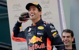 Đua xe F1: Daniel Ricciardo về nhất chặng đua tại Trung Quốc