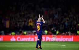 Xúc động nước mắt của Iniesta trong trận chung kết cuối cùng với Barca