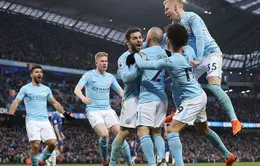 VIDEO: HIGHLIGHTS Manchester City 5-0 Swansea (vòng 35 Ngoại hạng Anh)