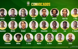 CHÍNH THỨC: ĐT Brazil công bố đội hình dự World Cup 2018