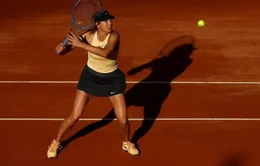 Rome mở rộng 2018: Sharapova thắng nhọc trận ra quân