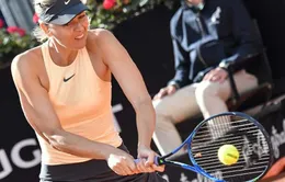 Ngược dòng trước Cibulkova, Sharapova tiến vào vòng 3 Rome mở rộng 2018