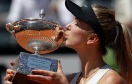 Đơn nữ Rome mở rộng: Svitolina thắng áp đảo Halep ở chung kết