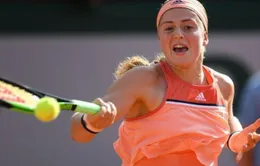 ĐKVĐ Jelena Ostapenko dừng bước ngay tại vòng 1 Pháp mở rộng 2018