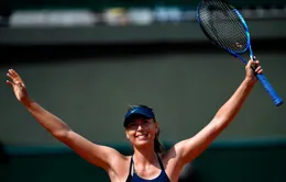 Sharapova vất vả vượt qua vòng 2 Pháp mở rộng 2018