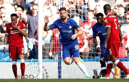 Giúp Chelsea đánh bại Liverpool, Giroud lập kỷ lục mang thương hiệu "Đầu vàng"