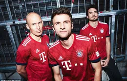 Bayern khoe áo đấu mùa mới 2018/19 cực chất