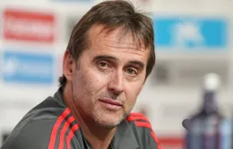 HLV Lopetegui được học trò "tâng lên mây"