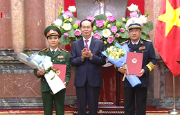 Chủ tịch nước trao Quyết định thăng quân hàm Thượng tướng, Phó Đô đốc Hải quân