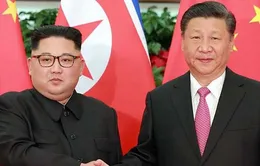 Lãnh đạo Triều Tiên Kim Jong-un hội đàm với Chủ tịch Trung Quốc Tập Cận Bình