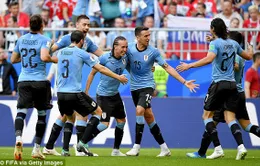 KẾT QUẢ FIFA World Cup™ 2018: Thắng ấn tượng ĐT Nga, ĐT Uruguay giành ngôi nhất bảng A