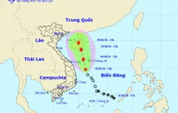 Áp thấp nhiệt đới cách quần đảo Hoàng Sa 220km về phía Nam, có khả năng mạnh lên thành bão