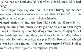 Bộ Y tế yêu cầu làm rõ vụ thai nhi tử vong trong bụng mẹ lúc chờ sinh tại Hải Phòng