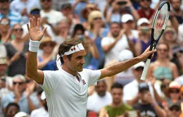 Federer, Nadal và Djokovic cùng tiến vào tứ kết Wimbledon 2018