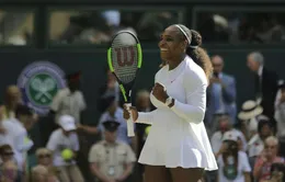 Tứ kết đơn nữ Wimbledon: Serena Williams ngược dòng ngoạn mục, Ostapenko làm nên lịch sử