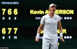 Bán kết Wimbledon 2018: Kevin Anderson giành chiến thắng sau hơn 6 giờ thi đấu