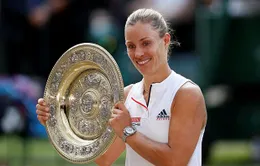 Thắng thuyết phục Serena Williams, Angelique Kerber lần đầu đăng quang tại Wimbledon