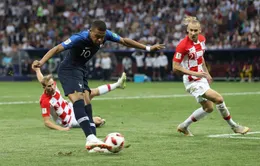 VIDEO: Mbappe ghi bàn từ cú sút xa hiểm hóc (ĐT Pháp 4-1 ĐT Croatia)