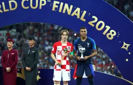 Các danh hiệu cá nhân FIFA World Cup™ 2018: Modric xuất sắc nhất