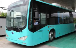 Xe bus ở Thâm Quyến (Trung Quốc) chuyển sang chạy bằng điện