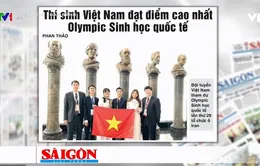 Đoàn học sinh Việt Nam giành thắng lợi vang dội tại kỳ thi Olympic Sinh học Quốc tế