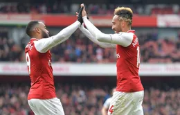 Lacazette muốn lập "song tấu" với Aubameyang tại Arsenal