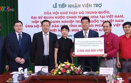 Hội Chữ thập đỏ Trung Quốc ủng hộ người dân vùng lũ gần 4 tỷ đồng