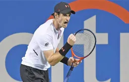 Andy Murray nhọc nhằn giành chiến thắng tại vòng 1 Citi Open 2018