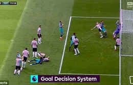 Tottenham may mắn có bàn đầu tiên mùa giải mới nhờ công nghệ Goal-line