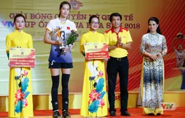 Các danh hiệu cá nhân VTV Cup Ống nhựa Hoa Sen 2018: Trần Thị Thanh Thuý toàn diện nhất, Đặng Thị Kim Thanh đoạt danh hiệu Hoa khôi