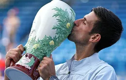 Vượt qua Federer, Djokovic đăng quang Cincinnati mở rộng 2018