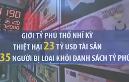 Thổ Nhĩ Kỳ mất 1/3 tỷ phú vì khủng hoảng tiền tệ