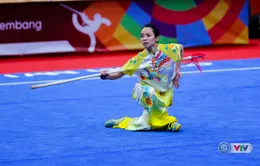 Phóng viên Thể Thao VTV tác nghiệp tại ASIAD 2018: Dương Thúy Vi nói gì sau khi giành HCĐ môn Wushu