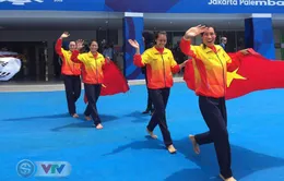 Phóng viên Thể Thao VTV tác nghiệp tại ASIAD 2018: Cảm xúc của ĐT Rowing Việt Nam sau khi giành tấm HCV