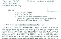 Đình chỉ lưu hành thuốc cốm ROVAGI