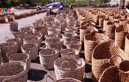 Độc đáo sản phẩm thủ công từ cói và bèo tây